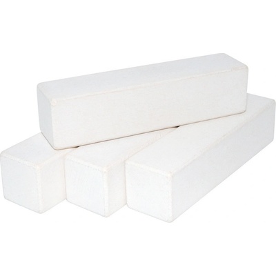 DrKO dřevěný hranol 16 x 4 x 4 cm 1ks bílá