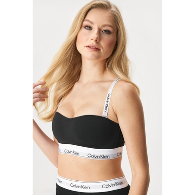 Calvin Klein Lightly Lined Bandeau vystužená čierna