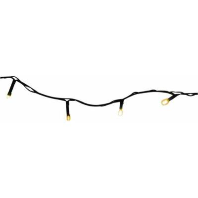 Reťaz, 192 LED teplá biela, 8 funkcií, časovač, 3xAA, exteriér, osvetlenie,14,30 m