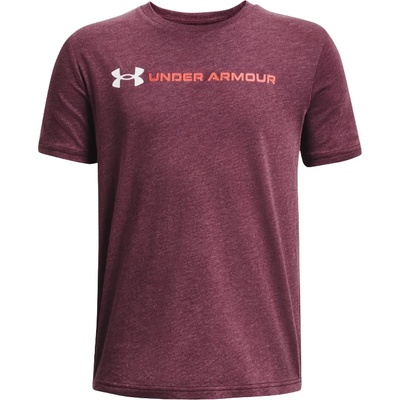 Under Armour Тениска Under Armour UA B LOGO WORDMARK SS Сребърно Velikost YMD