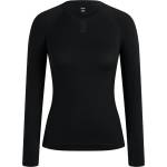 Rapha Дамско горнище Rapha Women's Merino Base Layer Long Sleeve Merino base layer - Black / Black - размер XS (115-2687-0112)