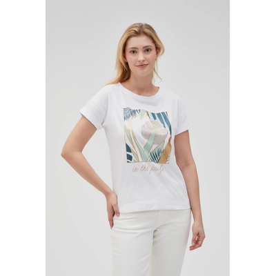 Moodo Дамска бяла тениска Moodo Moodo | Byal | ЖЕНИ | XS