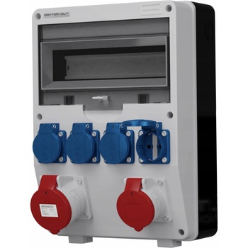 STAVEBNÍ ROZVADĚČ TD 32A 16A 4x230V Doktorvolt DV-6077-D