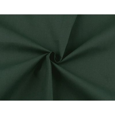Prima-obchod Bavlněná látka / plátno jednobarevná šíře 220 cm, barva (71) zelená tmavá