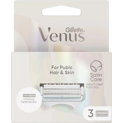 Gillette Venus Satin Care Pubic Hair & Skin 3 ks