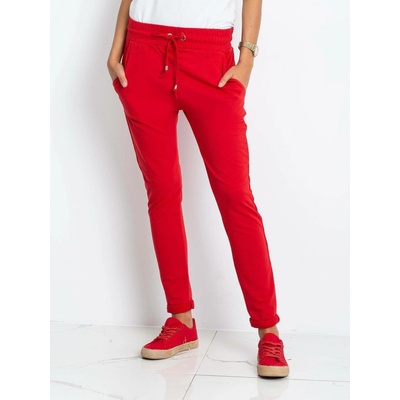 Basic Feel Good Dámské tepláky RV-DR-3698.07X Červená