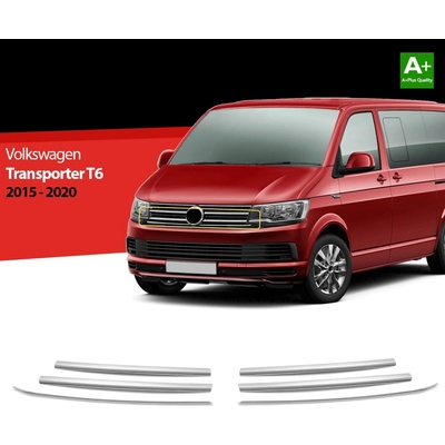 Nerez kryty prednej masky VW T6 2015-20 6 ks
