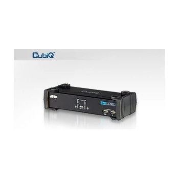 Aten CS-1762A 2-Port DVI USB 2.0 KVMP Switch, 2x DVI-D Cables, 2-port Hub, Audio