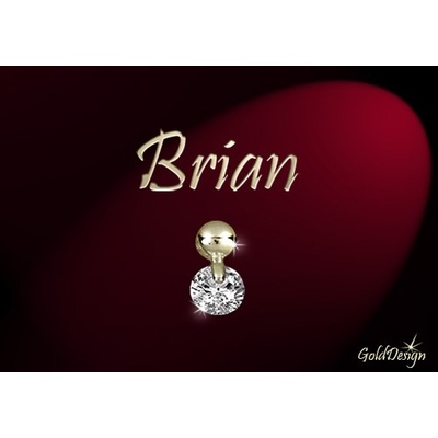 Gold Design Brian přívěsek zlacený GD742