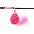 Magic Cat šidítko myška bavlna s catnip 9 + 45 cm 24 ks