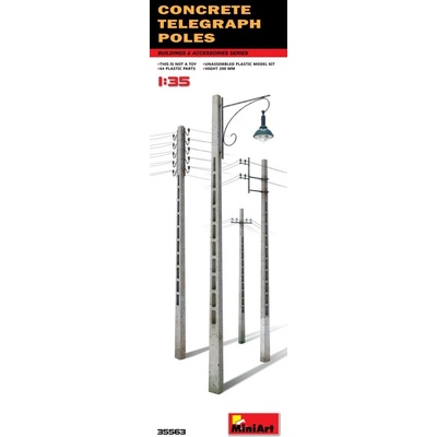 MiniArt Concrete Telegraph Poles 35563 1:35
