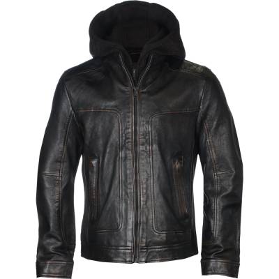 MAURITIUS мъжко яке MAURITIUS - MMChonky Biker/9005 - vintage черно - 1201-4526