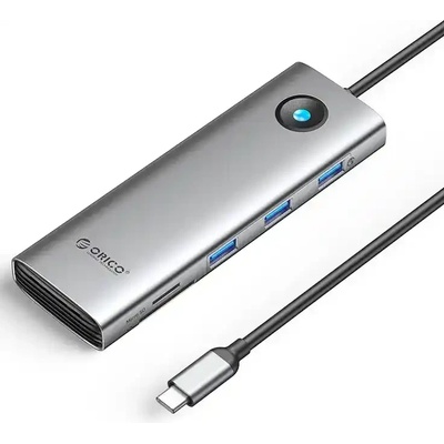 ORICO Докинг станция Orico 9-портова, USB 3.1 Type-C, Сива | PW11-9P-GY-EP (PW11-9P-GY-EP)