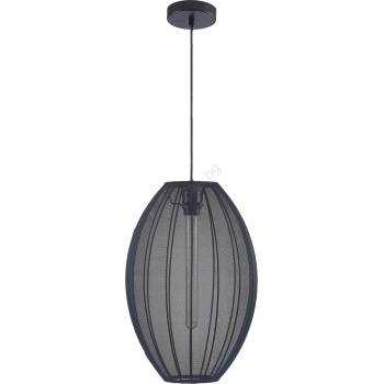 Polux Пендел KAREI 1xE27/20W/230V Ø 30 см черен (SA2264)