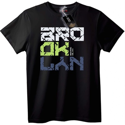 NOONEBRAND Тениска BRO OK LAX Градски - 2XL, Black