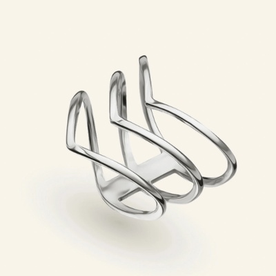 SilveAmo stříbrný prsten Dlouhý K2.2038