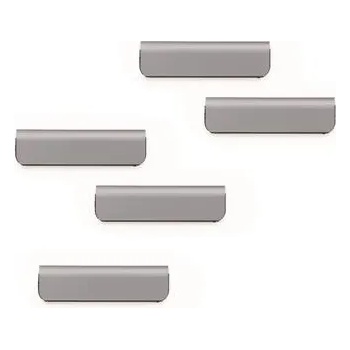 DURABLE Клипс за бележник, самозалепващ се, магнитен, durable "durafix clip", сребърен 470523 (470523)
