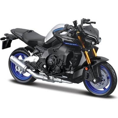 MAISTO motocykel Yamaha MT-10 SP strieborno-čierna 1:18