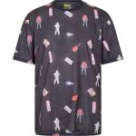 Criminal Damage Тениска Criminal Damage Men's Ftr Repeat T-Shirt - Black