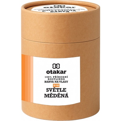 Otakar Organic přírodní rostlinná barva světle měděná 100 g