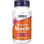 NOW Flush-Free Niacin, 250 mg, 90 растителни капсули, Now