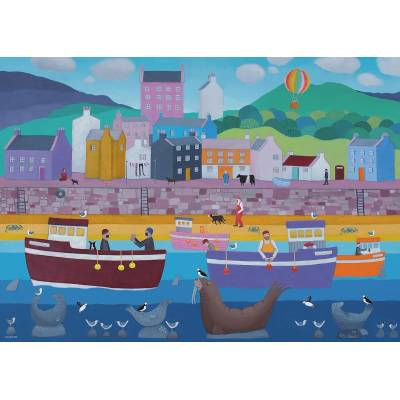 Ravensburger - Puzzle Harbour Life - 1 000 piese