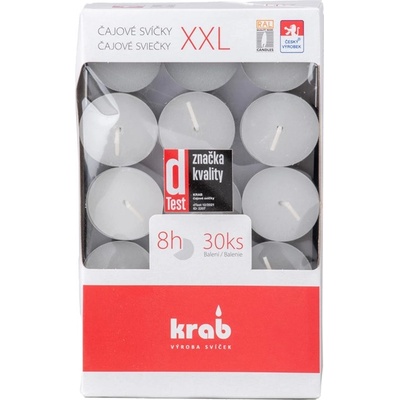 KRAB BRNO, s. r. o. Чаени свещи RAL 30 бр. , в кутия