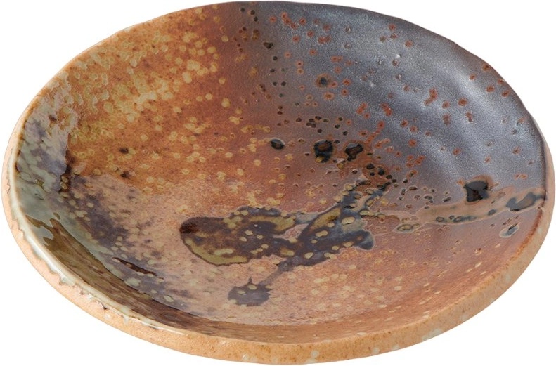 Made in Japan Чинийка WABI SABI 13 cм, кафява, керамика, MIJ (MIJC4104)