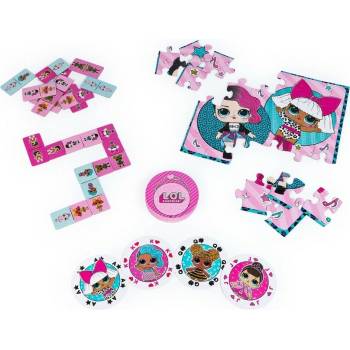 Spin Master L.O.L trojitá zábava puzzle karty domino
