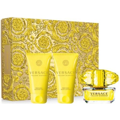 Versace Yellow Diamond Gift Set - EDT 50 ml + Body Lotion 50 ml + Shower Gel 50 ml за жени