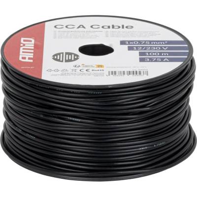 Amio 04453 Vodič reproduktoru jednožilový 1x0,75 mm2 100 m