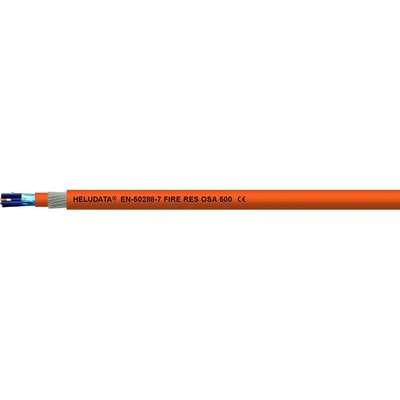 Helu 11015825 nástrojový kabel HELUDATA® EN50288-7 FIRE RES OS 500 3 x 2.5 mm² oranžová 100m
