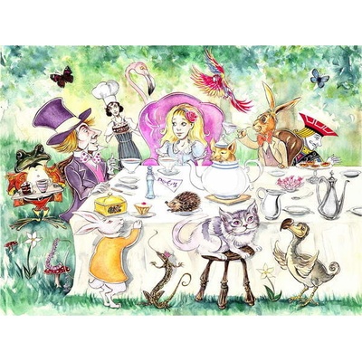 Osborne, Neale - Umelecká tlač Alice's Adventures in Wonderland by Lewis Carroll, (40 x 30 cm)
