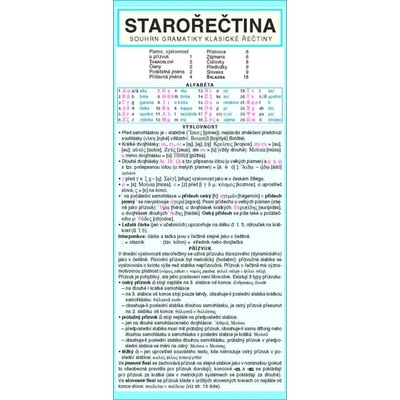 STAROŘEČTINA souhrn gramatiky