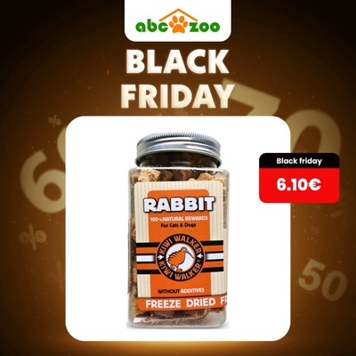 Kiwi Walker Mrazom sušený králik 75 g