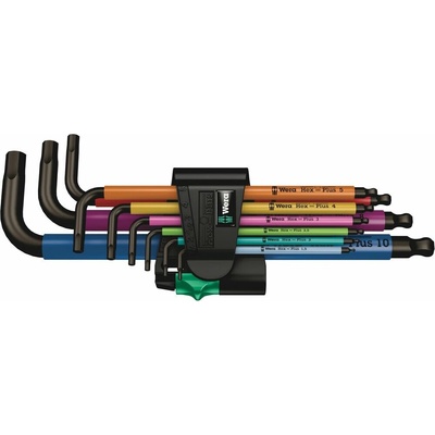 Wera Sada imbusových klíčů -Plus Multicolour 1, 9dílná 05022089001