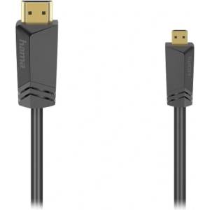 Hama Кабел за монитор HAMA High Speed HDMI/Micro HDMI с Ethernet 1, 5 м 00205016 (00205016)