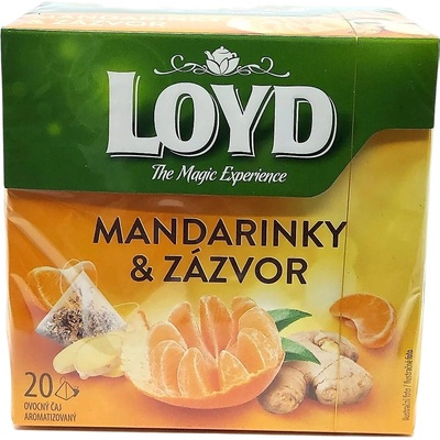 LOYD čaj Mandarinka a zázvor 20 x 2 g