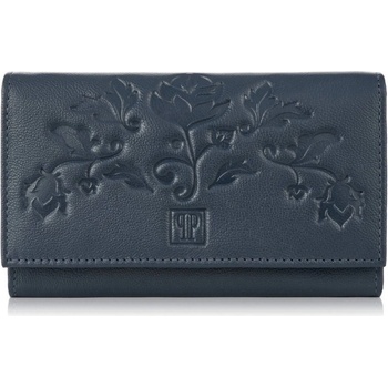 Paolo Peruzzi dámska kožená peňaženka s RFID T 45 DB T 45 DB tmavo modrá