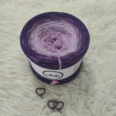 Mishastyle Levandulový sen + lurex 3nitka návin: 500m