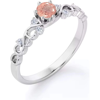 Silenti Jewelry Сребърен пръстен "Елеганс" - 7 - 54.5мм (17.2мм диам. )