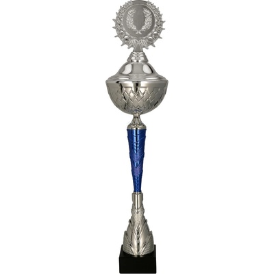 Kovový pohár Stříbrno-modrý 32,5 cm 10 cm