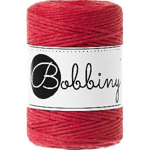 Bobbiny Macrame Cord 1, 5 mm 100 m Classic Red юта (MD-E056)