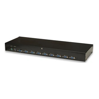 Intellinet KVM превключвател, 8 порта, USB, PS2, черен (506441) (506441)