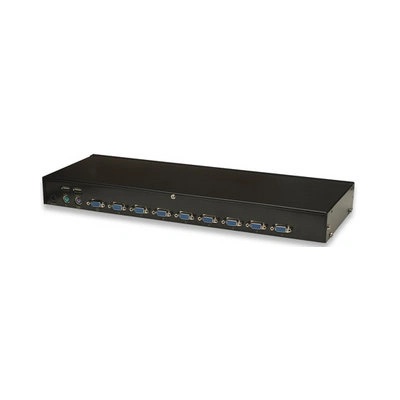 Intellinet KVM превключвател, 8 порта, USB, PS2, черен (506441)