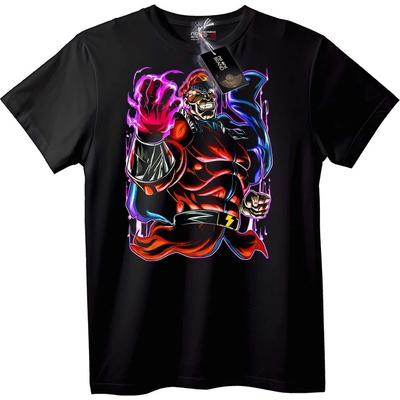 NOONEBRAND Тениска Аниме Неонов Воин - S, Black