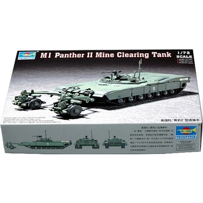 Trumpeter M1 Panther II Mine clearing Tank 1:72