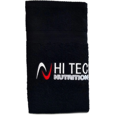 HiTec Nutrition Ručník černý s logem Hitec nutrition 100 x 50 cm