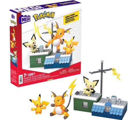Mega Pokémon Pikachu Evolution Set