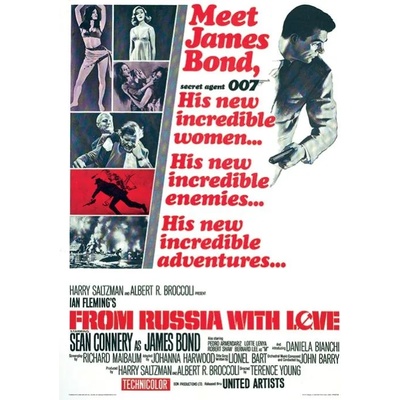 Pyramid Арт принт Pyramid Movies: James Bond - From Russia With Love One-Sheet (LFP10273P)